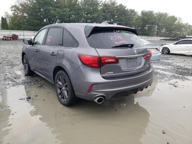 5J8YD4H01LL026601 - 2020 ACURA MDX A-SPEC GRAY photo 3