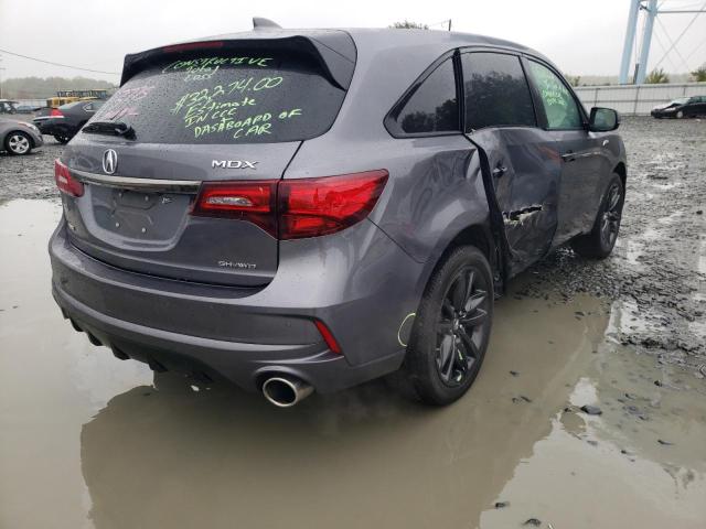 5J8YD4H01LL026601 - 2020 ACURA MDX A-SPEC GRAY photo 4