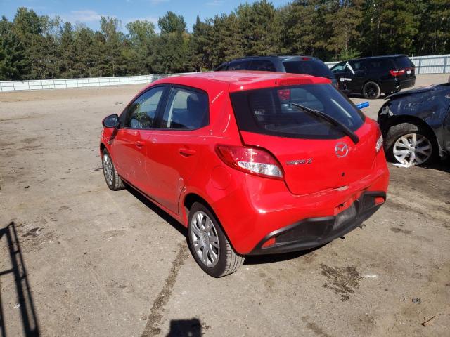 JM1DE1KYXE0175598 - 2014 MAZDA MAZDA2 SPO 红色 照片 3