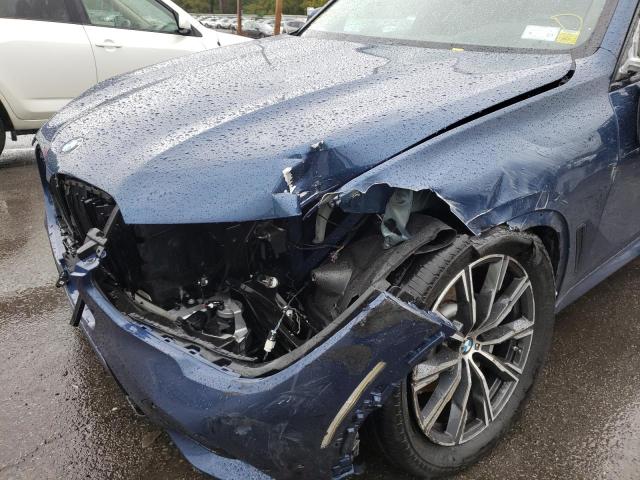 5UXCR6C52KLL24483 - 2019 BMW X5 XDRIVE4 Синий фото 9