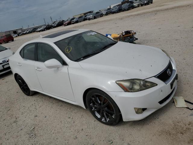 JTHBK262872044834 - 2007 LEXUS IS 250 WHITE photo 1