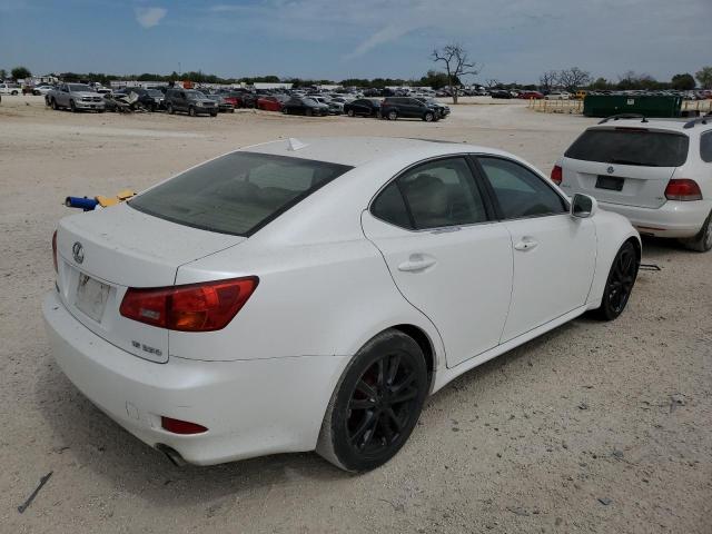 JTHBK262872044834 - 2007 LEXUS IS 250 WHITE photo 4