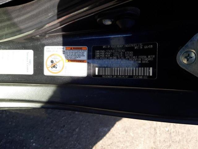 JF1ZNAA10D2718105 - 2013 TOYOTA SCION FR-S BLACK photo 10