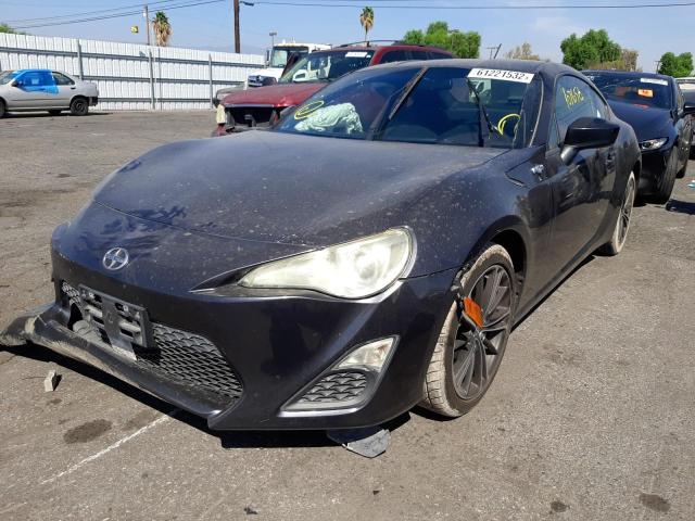 JF1ZNAA10D2718105 - 2013 TOYOTA SCION FR-S BLACK photo 2