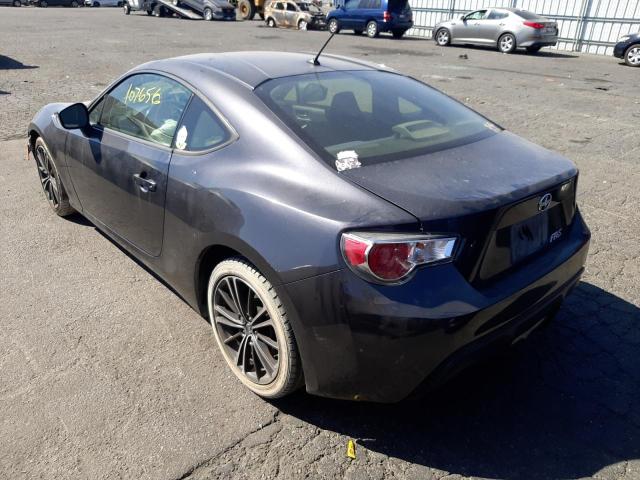 JF1ZNAA10D2718105 - 2013 TOYOTA SCION FR-S BLACK photo 3