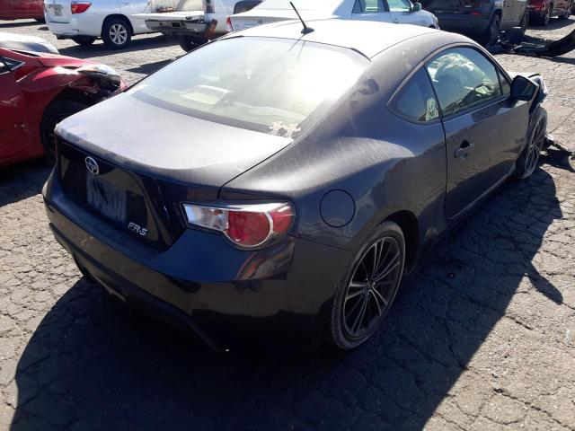 JF1ZNAA10D2718105 - 2013 TOYOTA SCION FR-S BLACK photo 4