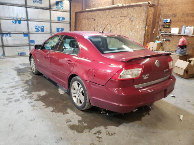 3MEHM02167R660226 - 2007 MERCURY MILAN PREM RED photo 3