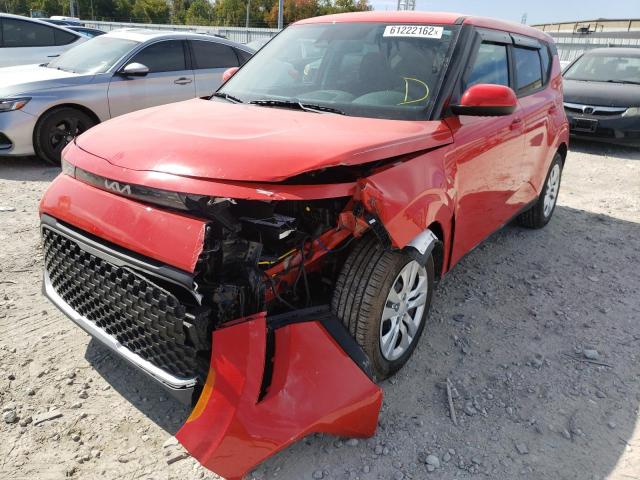 KNDJ23AUXP7187542 - 2023 KIA SOUL LX RED photo 2