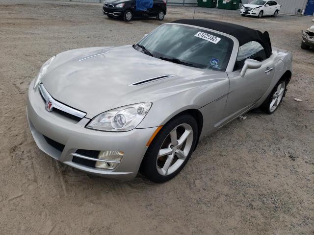 1G8MB35B89Y106888 - 2009 SATURN SKY SILVER photo 2