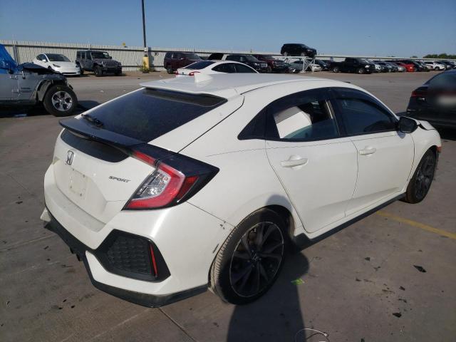 SHHFK7G48JU213379 - 2018 HONDA CIVIC SPOR WHITE photo 4