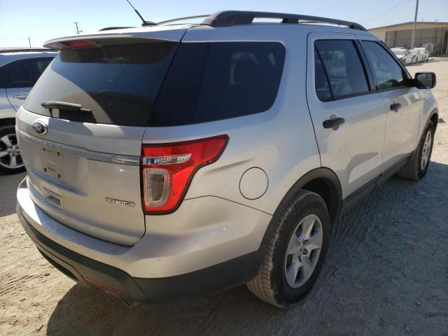 1FM5K7B83EGA42927 - 2014 FORD EXPLORER SILVER photo 4