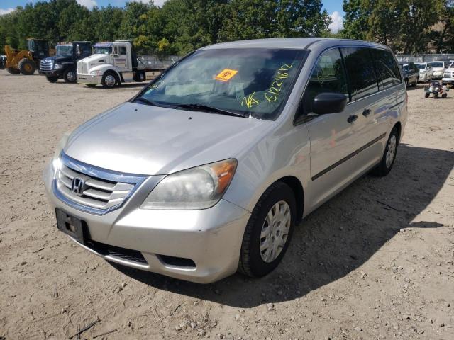 5FNRL38238B036073 - 2008 HONDA ODYSSEY LX SILVER photo 2