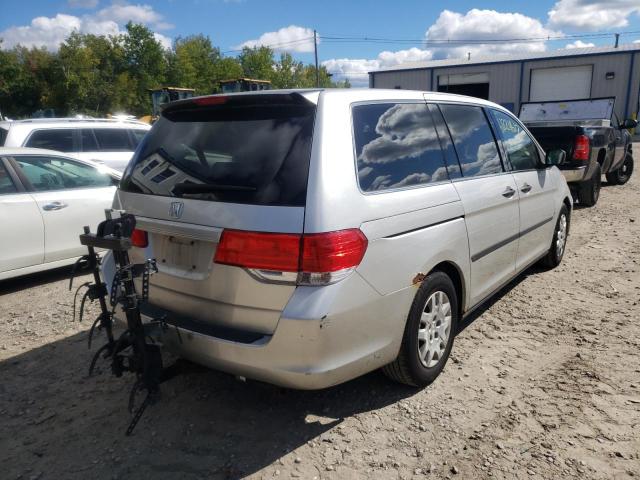 5FNRL38238B036073 - 2008 HONDA ODYSSEY LX SILVER photo 4