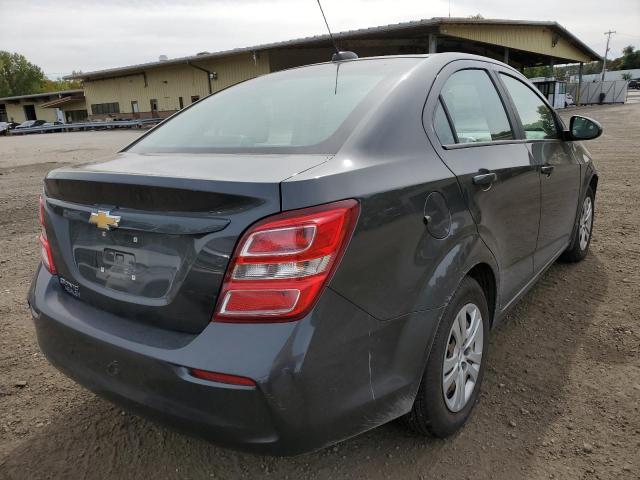 1G1JB5SG6J4135900 - 2018 CHEVROLET SONIC LS GRAY photo 4