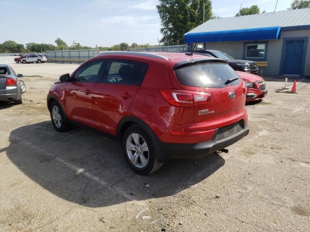 KNDPB3A21D7422642 - 2013 KIA SPORTAGE B RED photo 3