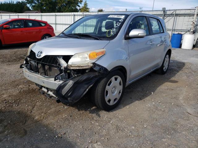 JTKKU4B46A1000139 - 2010 TOYOTA SCION XD GRAY photo 2