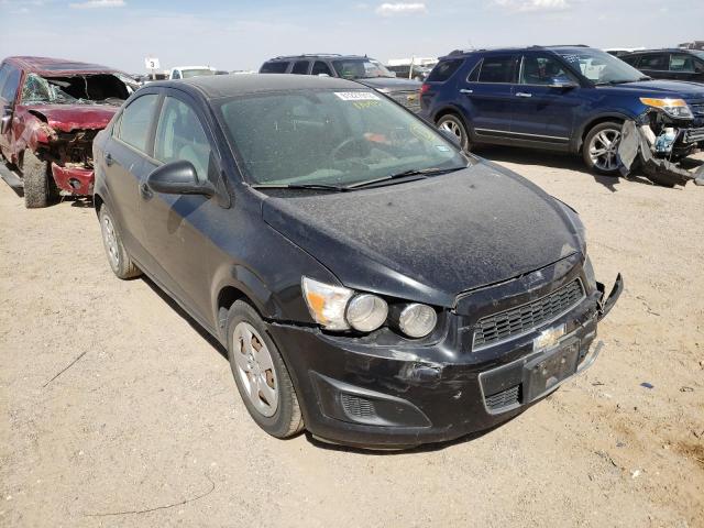 1G1JA5SH0F4176915 - 2015 CHEVROLET SONIC LS BLACK photo 1