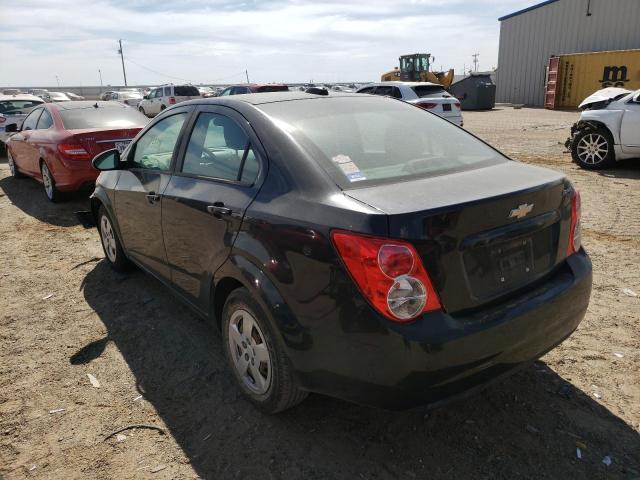 1G1JA5SH0F4176915 - 2015 CHEVROLET SONIC LS BLACK photo 3