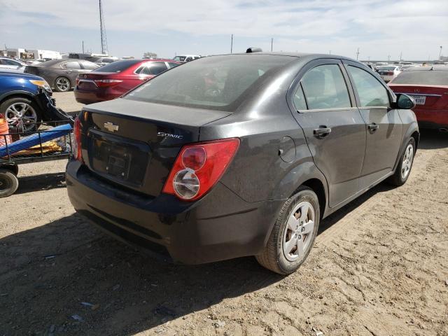 1G1JA5SH0F4176915 - 2015 CHEVROLET SONIC LS BLACK photo 4