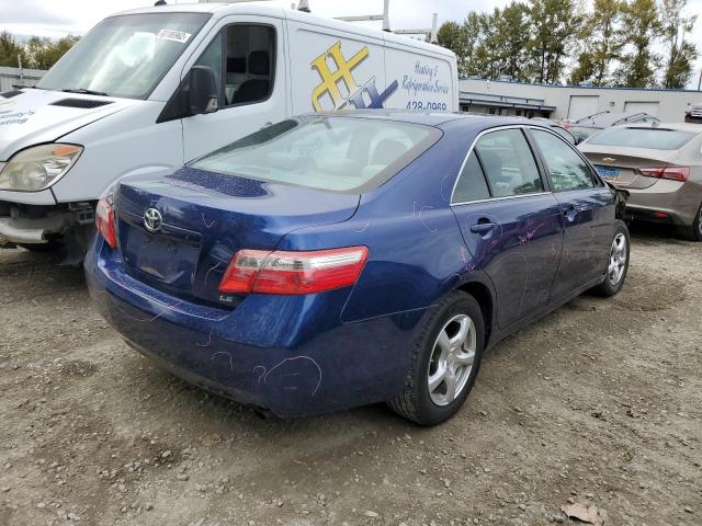 4T4BE46K38R032098 - 2008 TOYOTA CAMRY CE BLUE photo 4