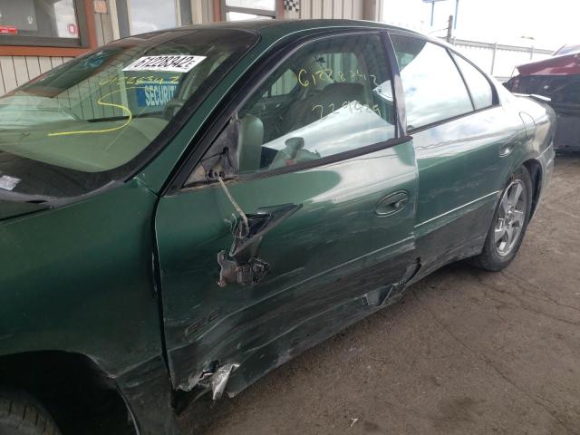 1G2HY52K334184617 - 2003 PONTIAC BONNEVILLE GREEN photo 9