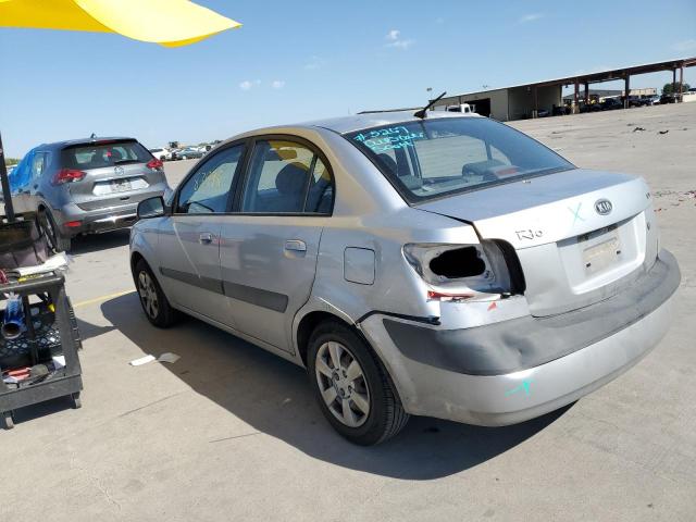 KNADE123976256321 - 2007 KIA RIO BASE SILVER photo 3