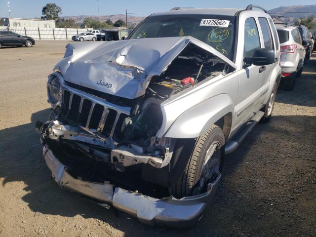 1J4GK58K06W252990 - 2006 JEEP LIBERTY LI SILVER photo 2