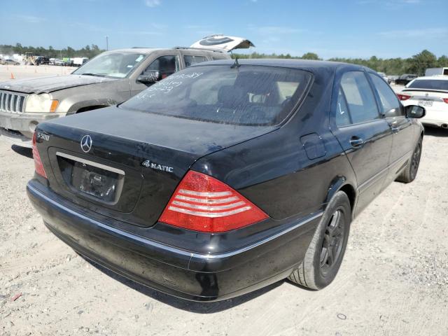 WDBNG84JX3A360652 - 2003 MERCEDES-BENZ S 500 4MAT BLACK photo 4