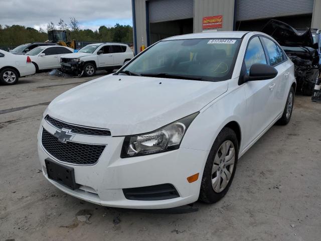 1G1PA5SG3E7238256 - 2014 CHEVROLET CRUZE LS WHITE photo 2