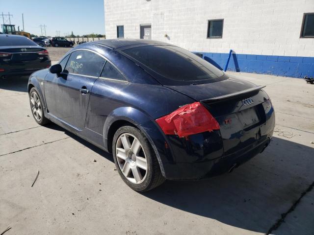 TRUWT28N931000886 - 2003 AUDI TT QUATTRO BLUE photo 3