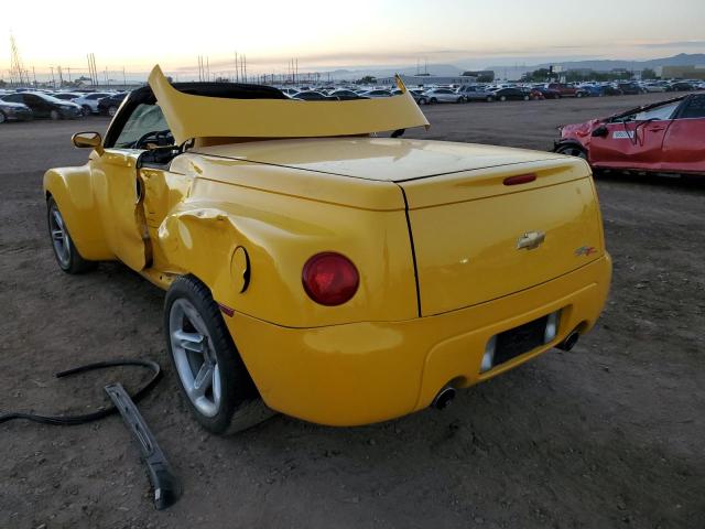 1GCES14P54B105804 - 2004 CHEVROLET SSR 黄色 照片 3