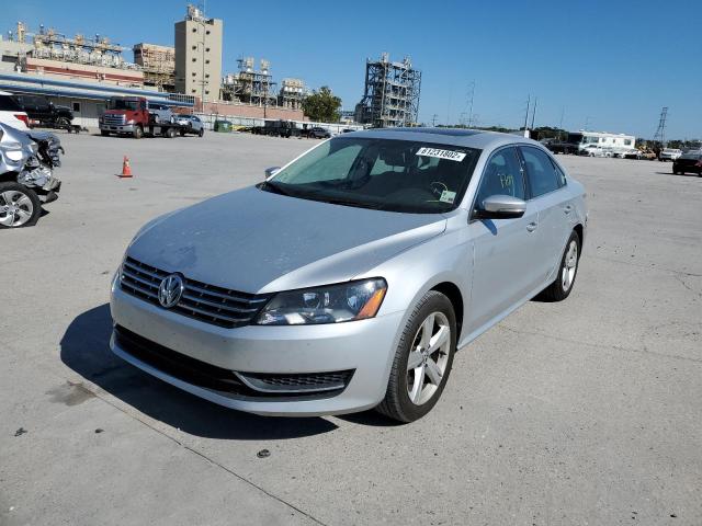 1VWBN7A36DC122360 - 2013 VOLKSWAGEN PASSAT SE SILVER photo 2