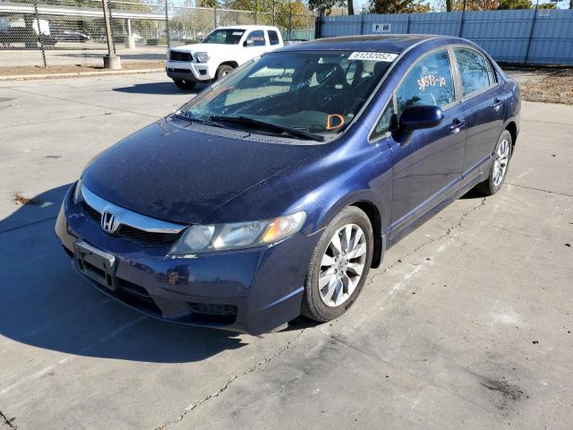 19XFA1F94AE017251 - 2010 HONDA CIVIC EXL 蓝色 照片 2