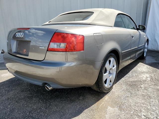 WAUDT48H96K005024 - 2006 AUDI A4 QUATTRO GRAY photo 4