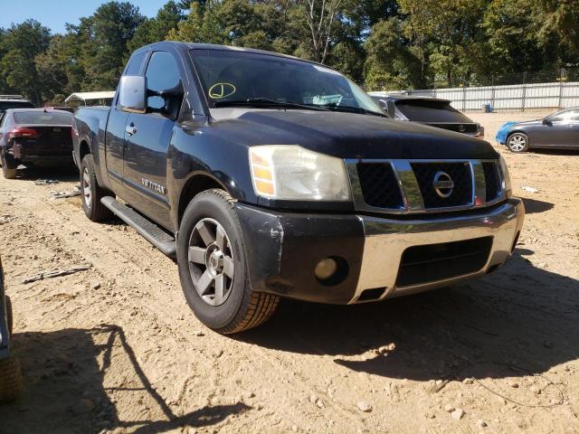 1N6BA06A06N522383 - 2006 NISSAN TITAN BLACK photo 1