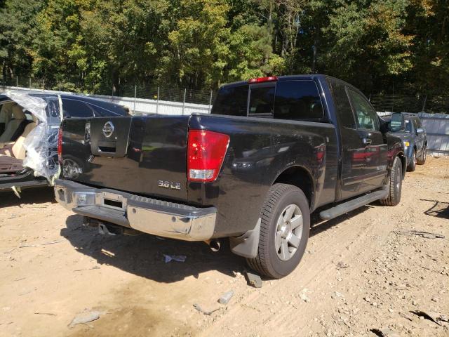 1N6BA06A06N522383 - 2006 NISSAN TITAN BLACK photo 4