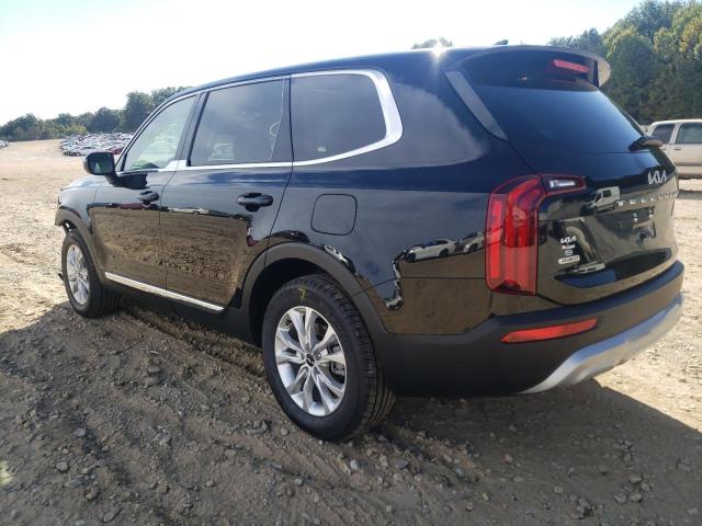 5XYP2DHC7NG300005 - 2022 KIA TELLURIDE BLACK photo 3