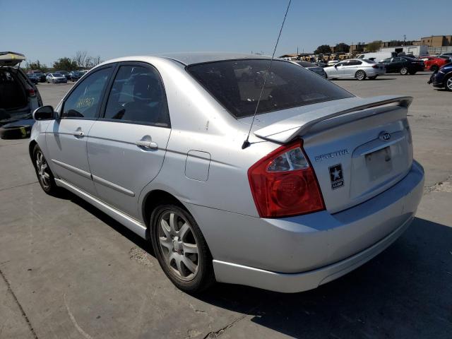 KNAFE121365281548 - 2006 KIA SPECTRA SILVER photo 3