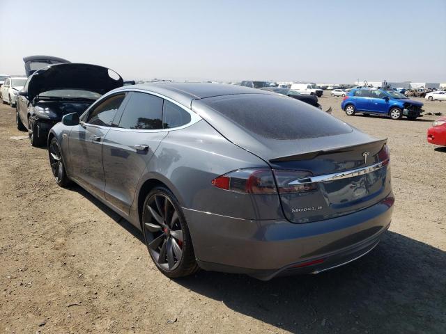 5YJSA1DP2DFP11709 - 2013 TESLA MODEL S Մոխրագույն լուսանկար 3