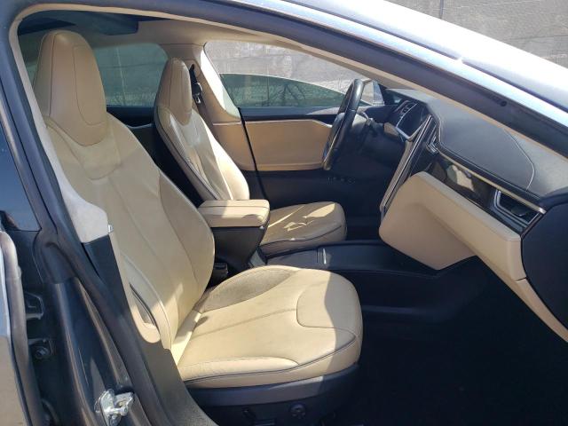 5YJSA1DP2DFP11709 - 2013 TESLA MODEL S Մոխրագույն լուսանկար 5