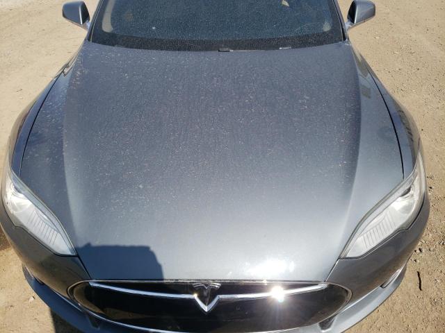 5YJSA1DP2DFP11709 - 2013 TESLA MODEL S Մոխրագույն լուսանկար 7