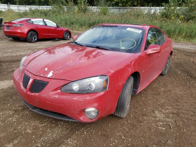 2G2WP552X71116824 - 2007 PONTIAC GRAND PRIX Қызыл фото 2