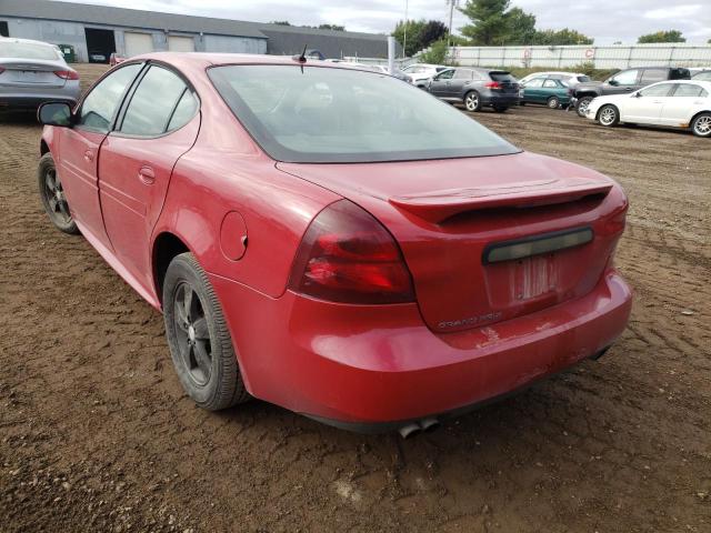 2G2WP552X71116824 - 2007 PONTIAC GRAND PRIX Қызыл фото 3