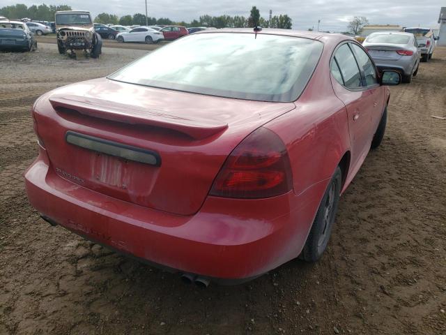 2G2WP552X71116824 - 2007 PONTIAC GRAND PRIX Қызыл фото 4