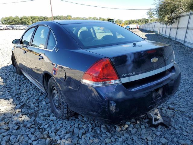 2G1WS57M991276813 - 2009 CHEVROLET IMPALA BLACK photo 3