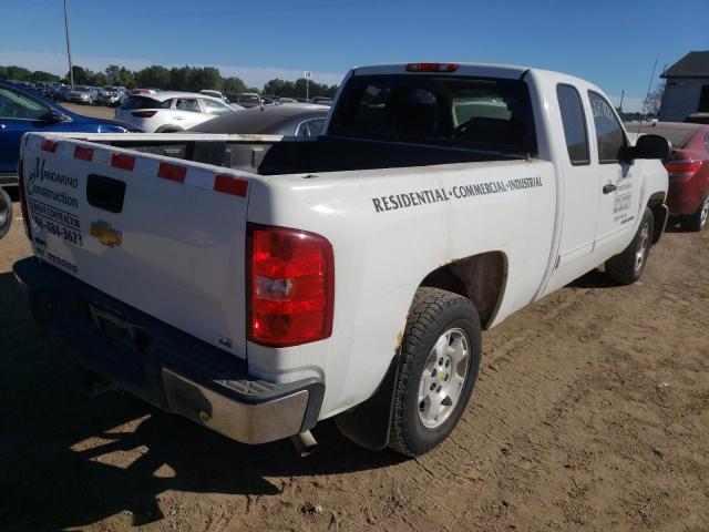 1GCRCREA5BZ366376 - 2011 CHEVROLET 1500 SILVE WHITE photo 4