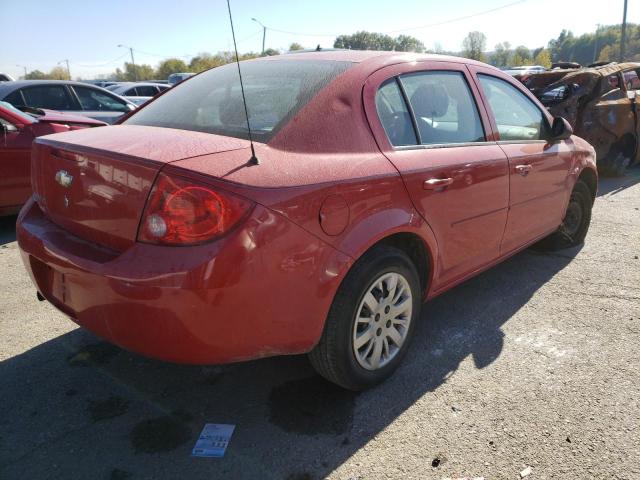 1G1AD5F59A7223762 - 2010 CHEVROLET COBALT 1LT RED photo 4