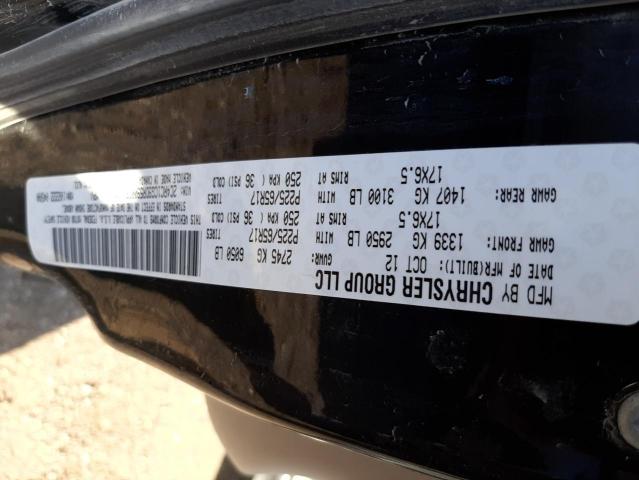 2C4RC1CG9DR590028 - 2013 CHRYSLER TOWN & COU CHARCOAL photo 10