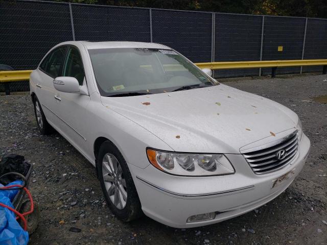 KMHFC46F59A433384 - 2009 HYUNDAI AZERA SE WHITE photo 1