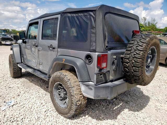 1C4BJWDG0HL672537 - 2017 JEEP WRANGLER U SILVER photo 3